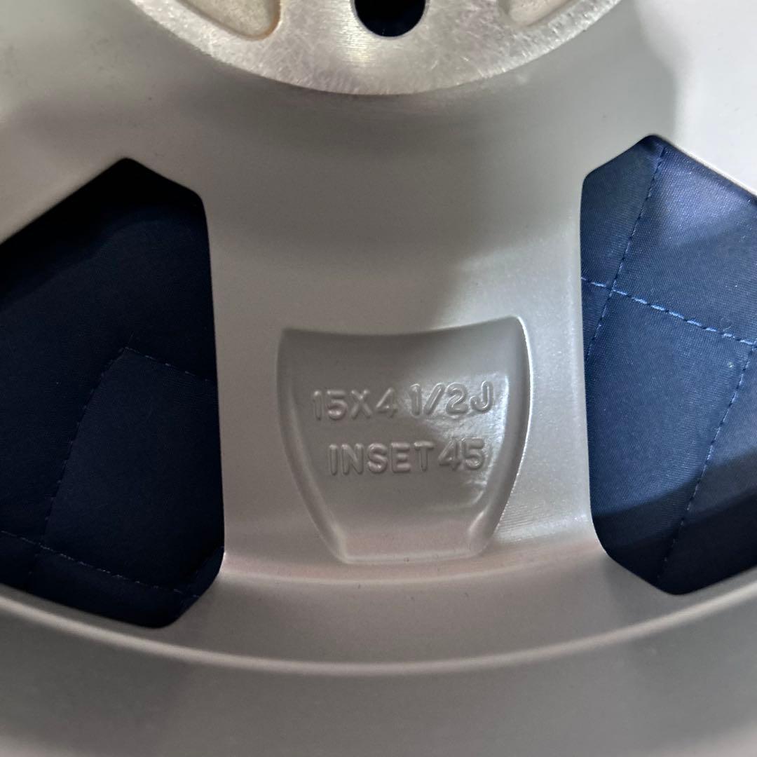 ダイハツタフト新車外しアルミホイール15インチ シルバー 4本　①