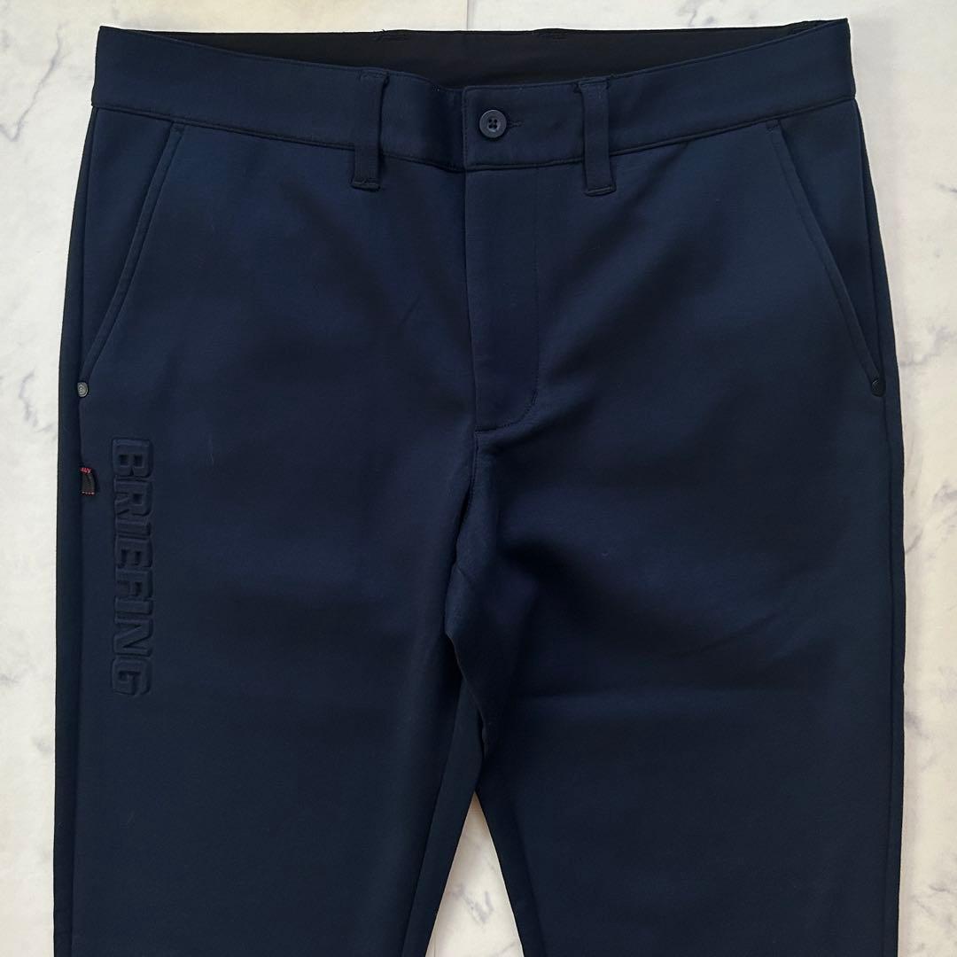 ブリーフィング ジョガーパンツ 2023年モデル 3Dロゴ エンボス ネイビー