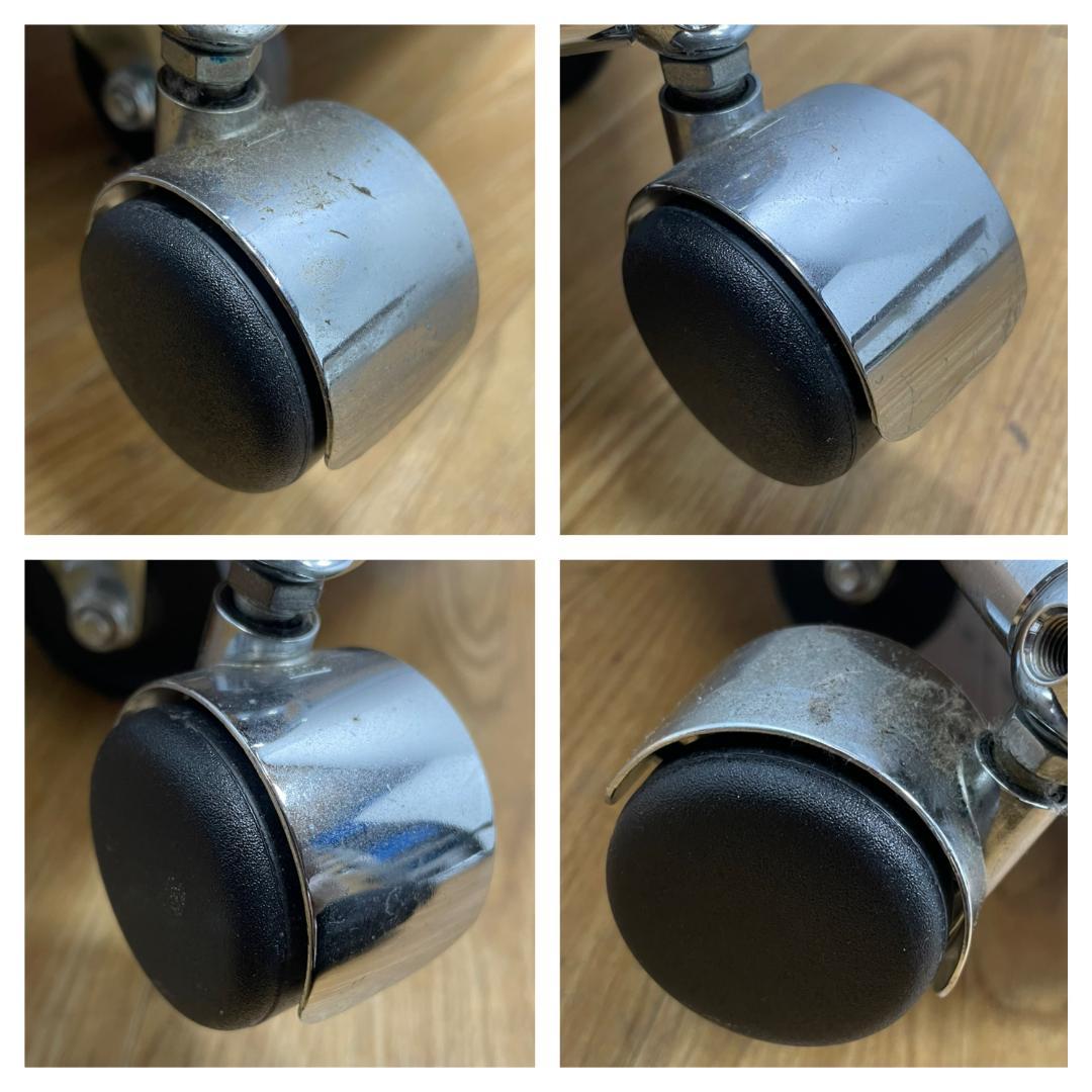 K★★154 USMハラー　キャビネット キャスター付き 2段