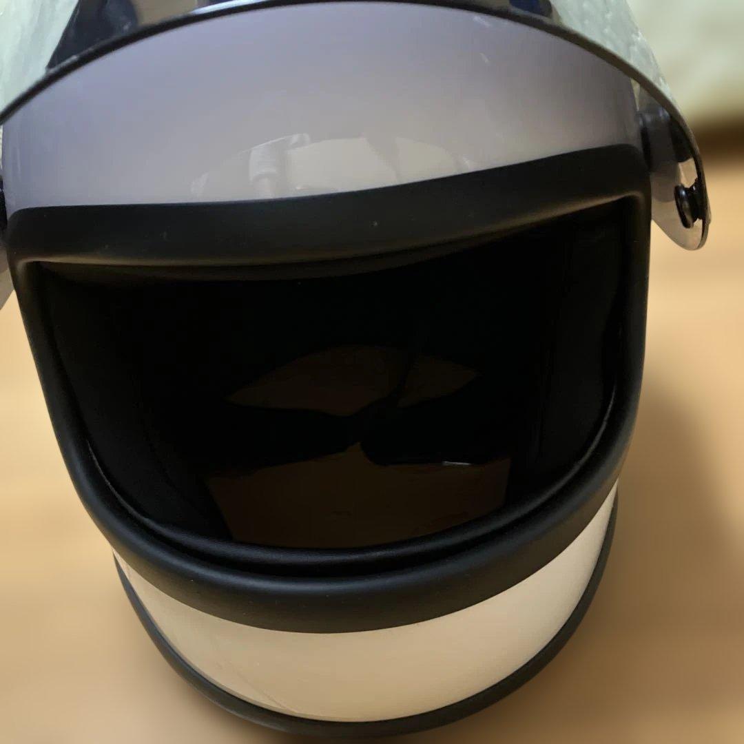 石野商会OS75⭐️レトロフルフェイス⭐️ヘルメット⭐️ホワイト⭐️族ヘル⭐️