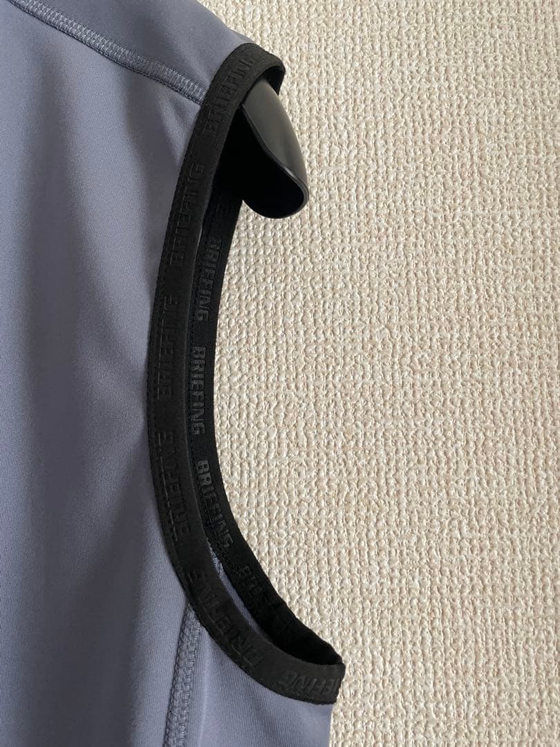 BRIEFING MS 3D LOGO VEST グレー M 新品