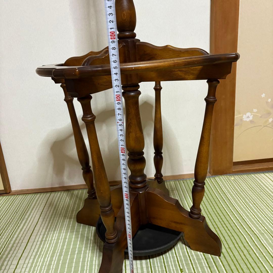 カリモク ポールハンガー コートハンガー 傘立て　帽子掛昭和　レトロ　オールド