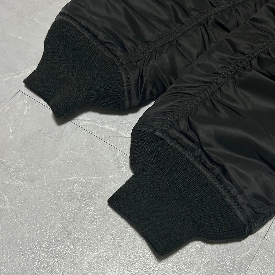 【ALPHA】MA-1 フライトジャケット リバーシブル L ブラック