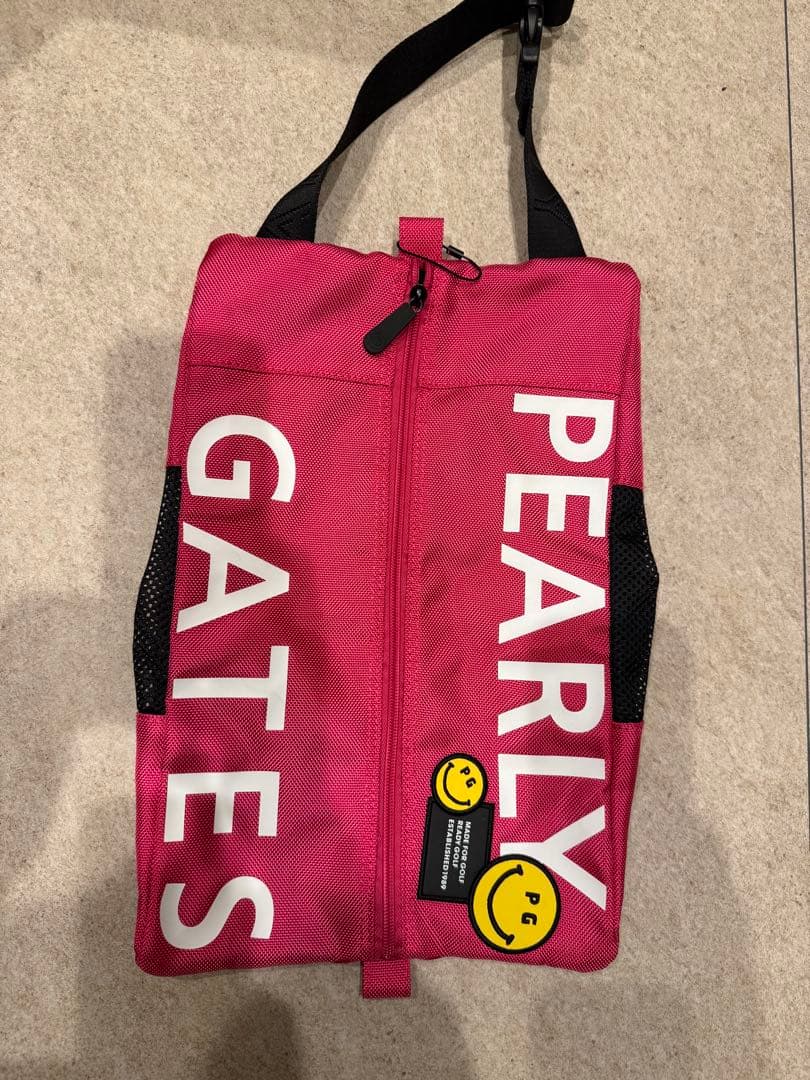 PEARLY GATES シューズケース　ピンク