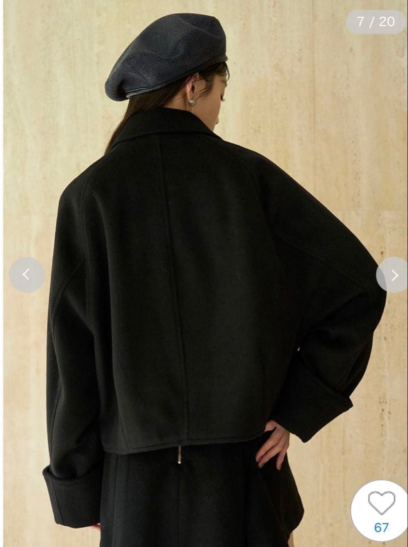 SNIDEL ステンカラーメタルボタンジャケット