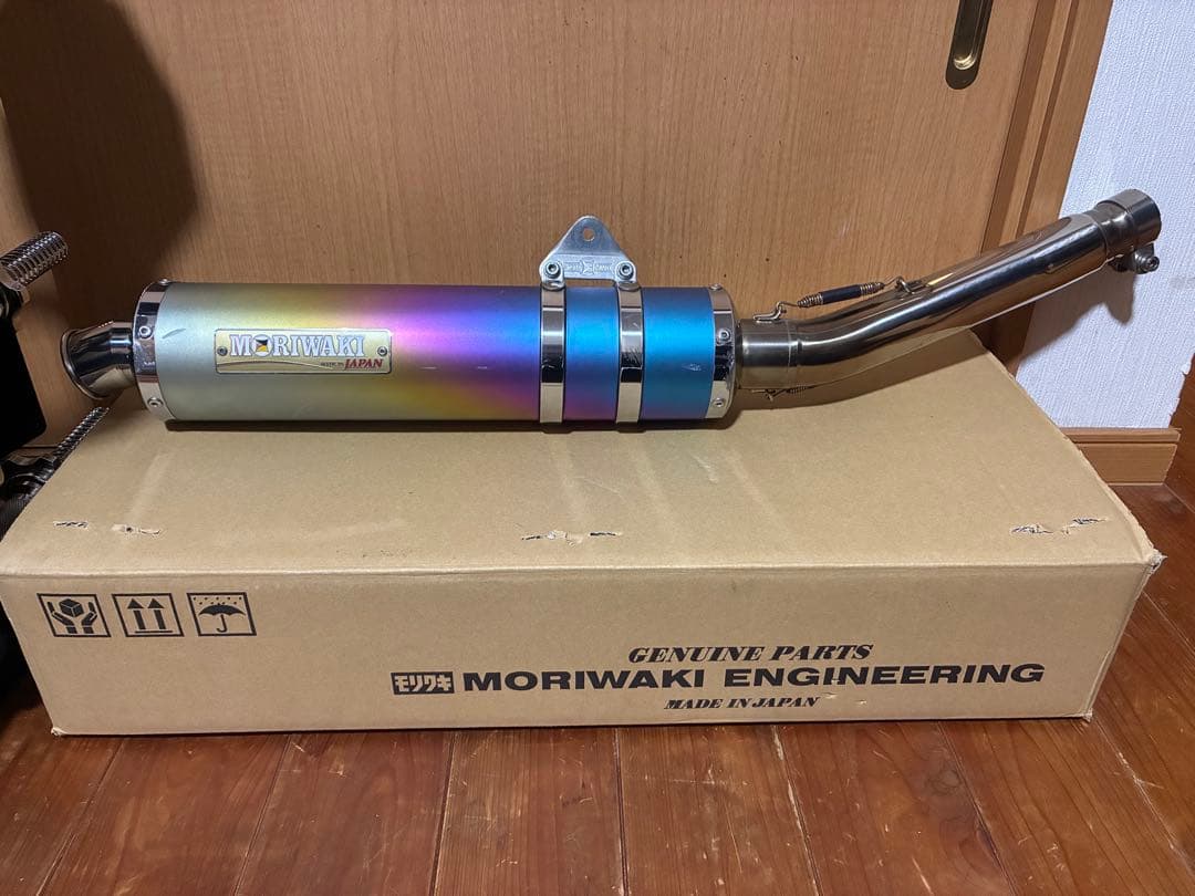 【箱付】cbr250r マフラー モリワキ mc41 スリップオン 実働車外し