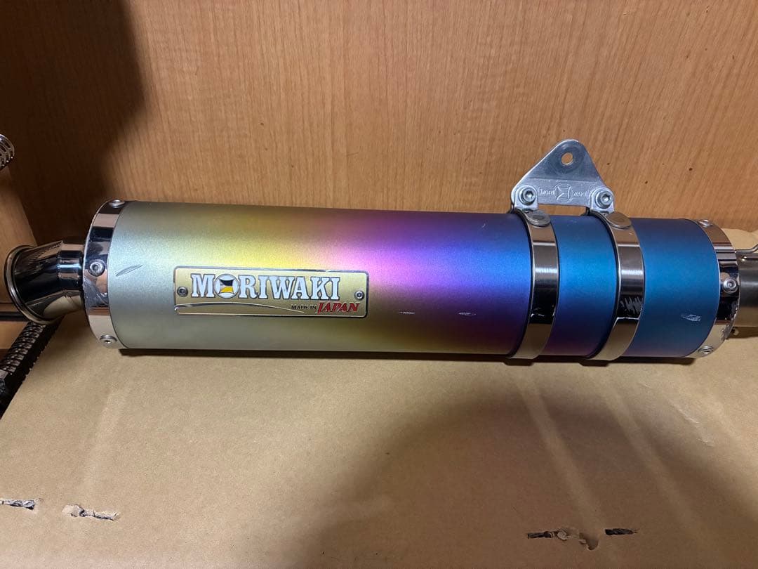 【箱付】cbr250r マフラー モリワキ mc41 スリップオン 実働車外し