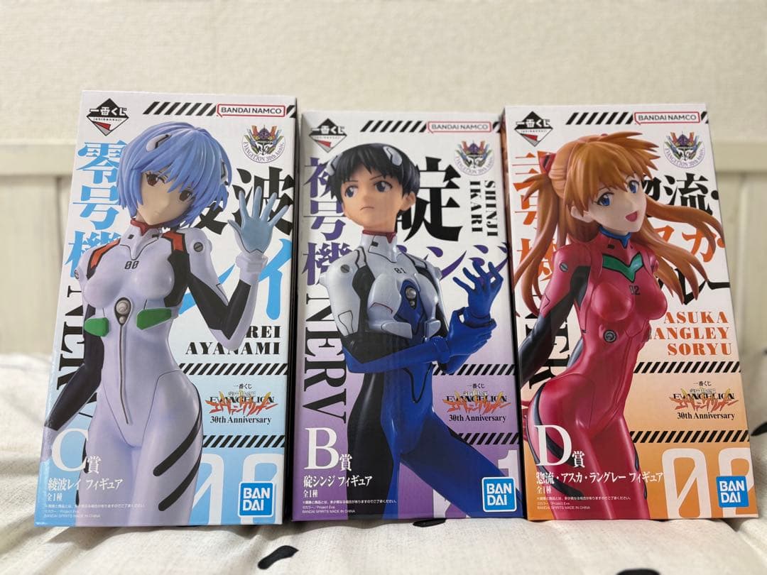エヴァンゲリオン一番くじ B賞+C賞+D賞 3点セット