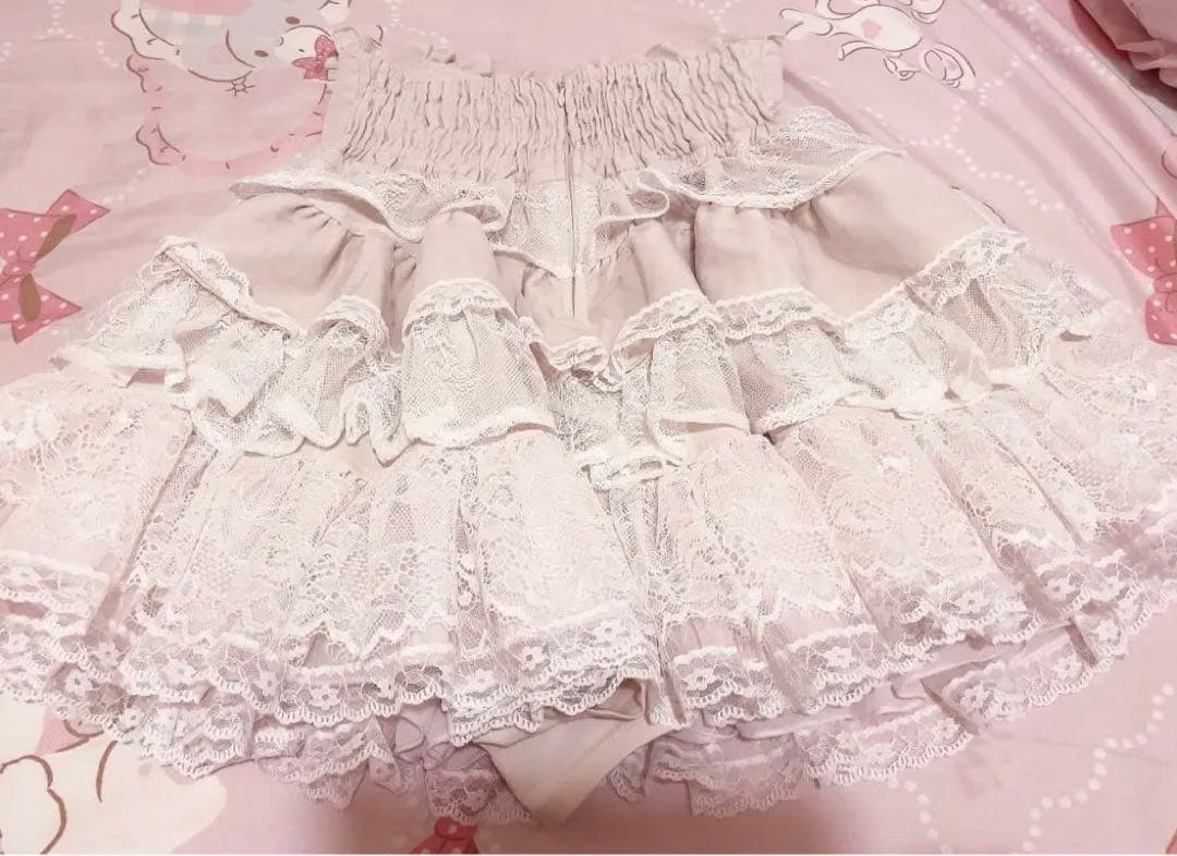 LIZLISA リズリサ ティアードフリルスカパン 地雷系 量産型