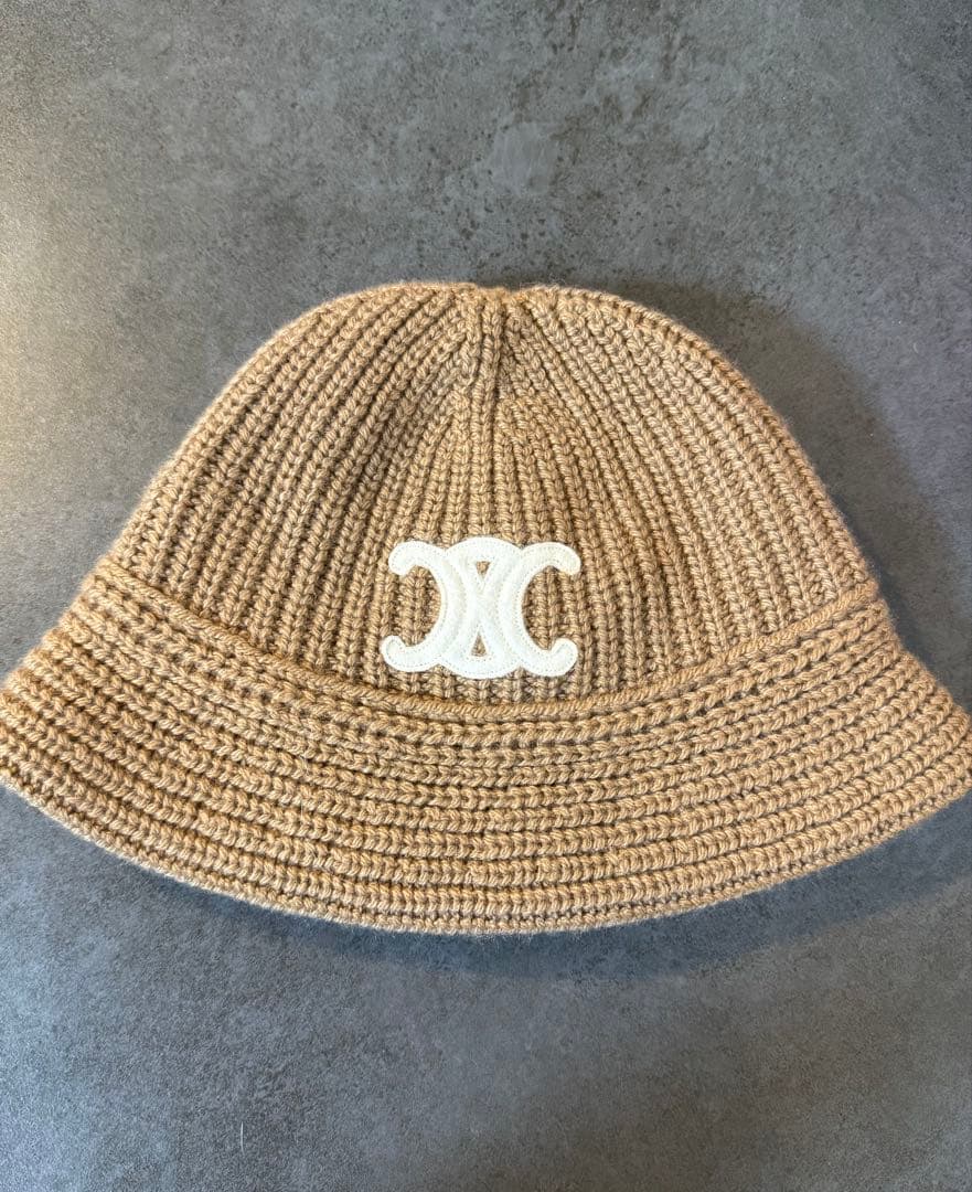 CELINE セリーヌ　トリオンフクロシェ バケットハット/カシミア