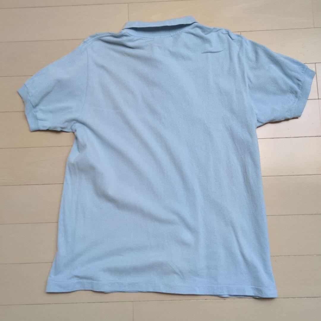 Lacosteポロシャツ サイズ4 ライトブルー　MADEinFrance