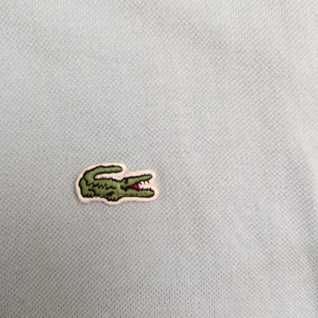 Lacosteポロシャツ サイズ4 ライトブルー　MADEinFrance