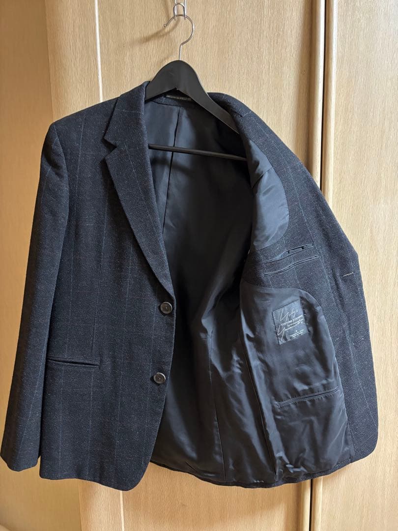 ヨウジヤマモトコスチュームドオム カシミヤ混 セットアップ グレー 美品