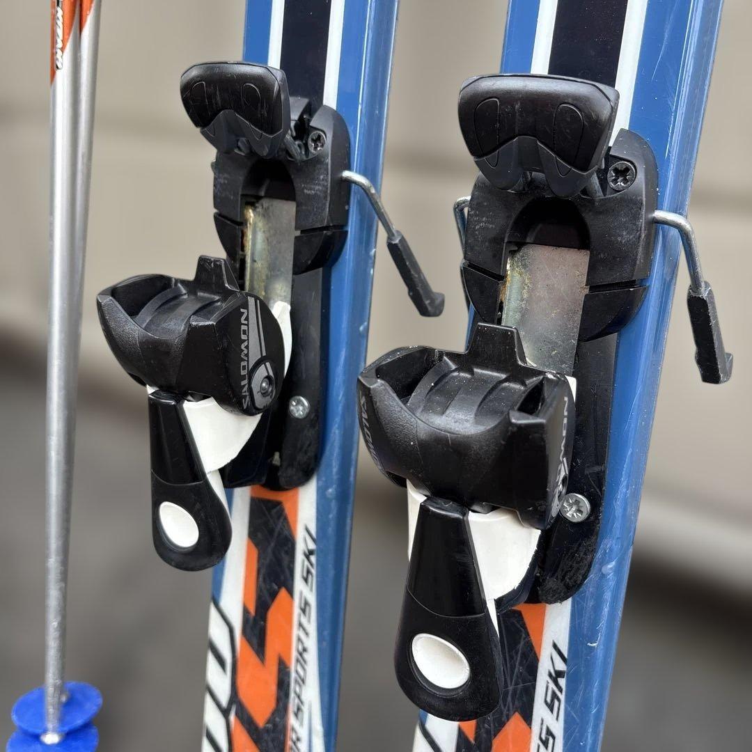 子ども用スキー4点セット Swallow 130cm チューンナップ済み