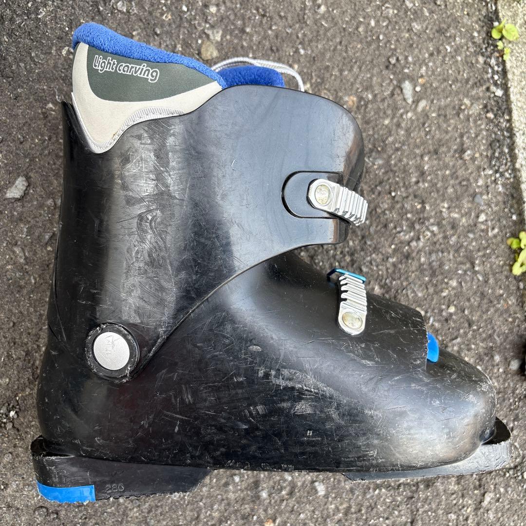 子ども用スキー4点セット Swallow 130cm チューンナップ済み