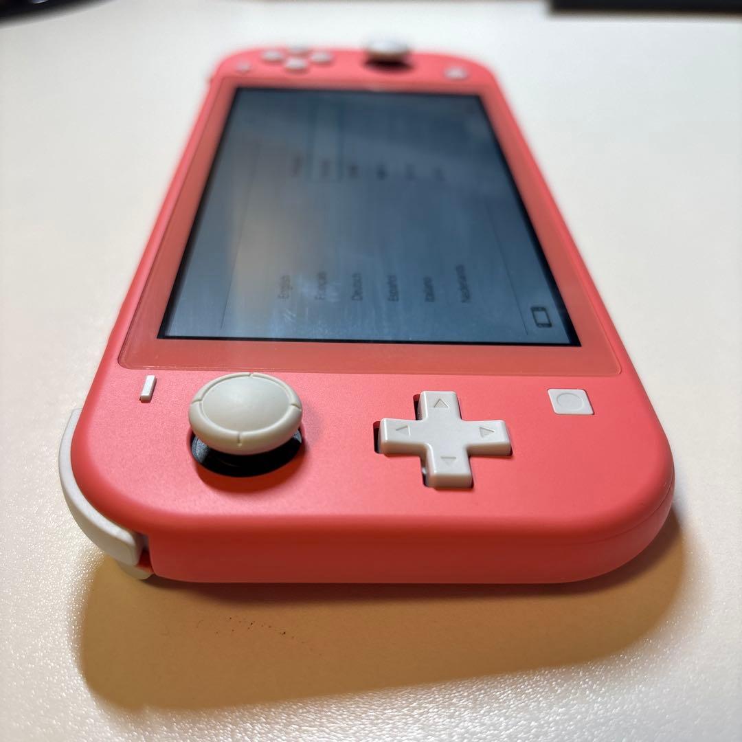 Nintendo Switch Lite ピンク コーラル　本体 中古