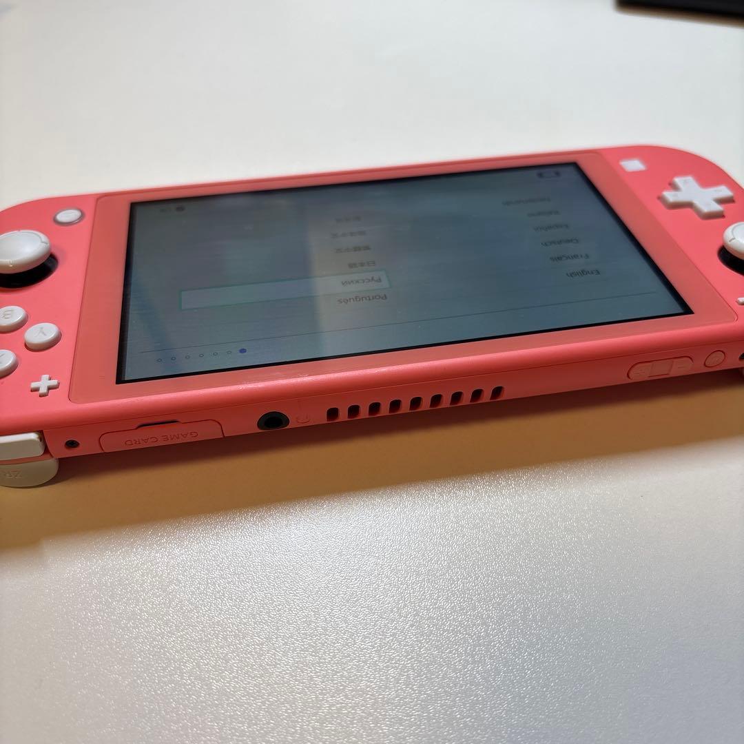 Nintendo Switch Lite ピンク コーラル　本体 中古