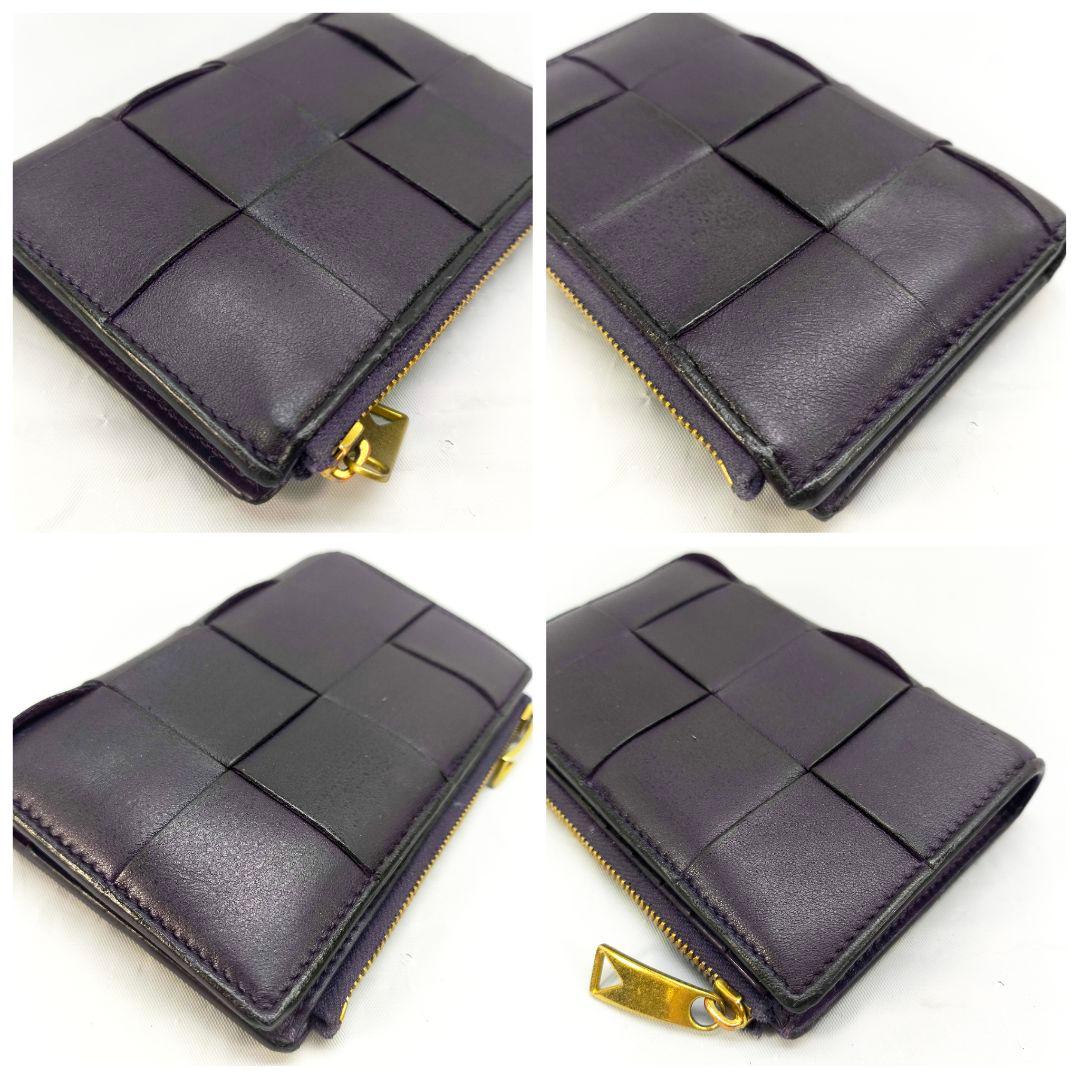 ボッテガヴェネタ カセット マキシイントレチャートウォレット 二つ折り財布