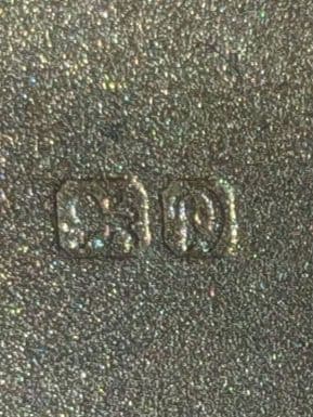 1900年代 英国 アンティーク 純銀製 シガレットケース 80g