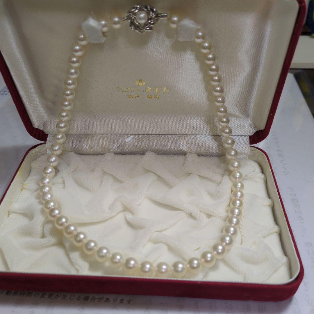 本真珠 ネックレス ホワイト　レトロ
