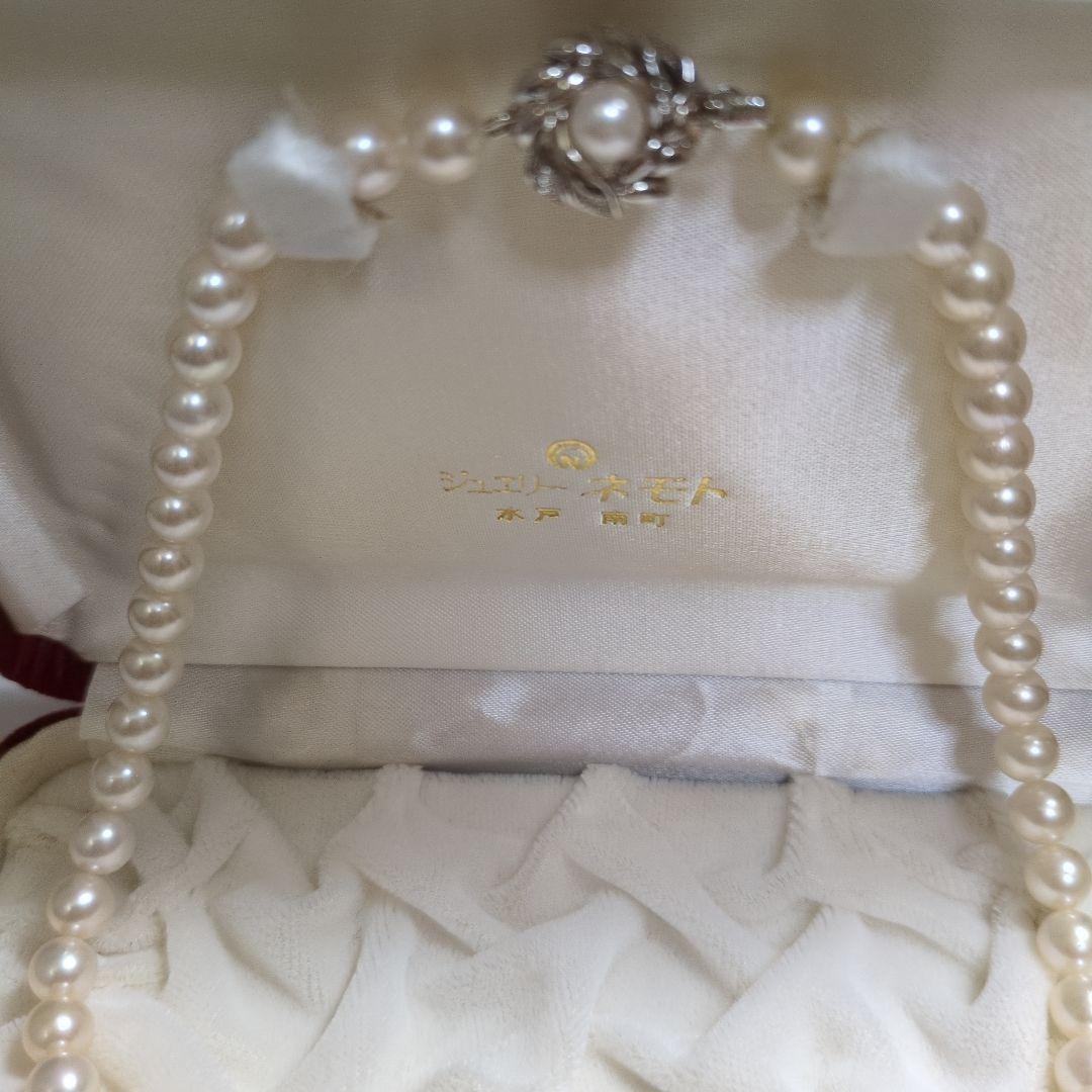 本真珠 ネックレス ホワイト　レトロ