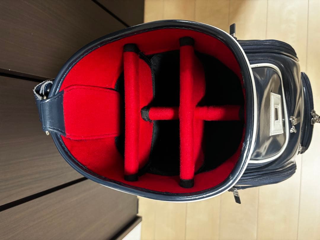 オノフキャディバッグOB0920 ネイビー/ホワイト