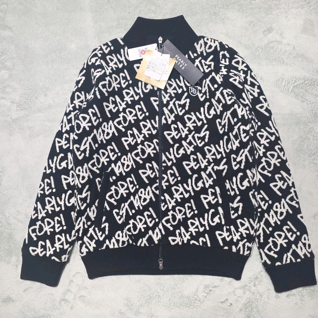 新品未使用 タグ付き パーリーゲイツ グラフィックジャケット ブルゾン 蓄熱 M