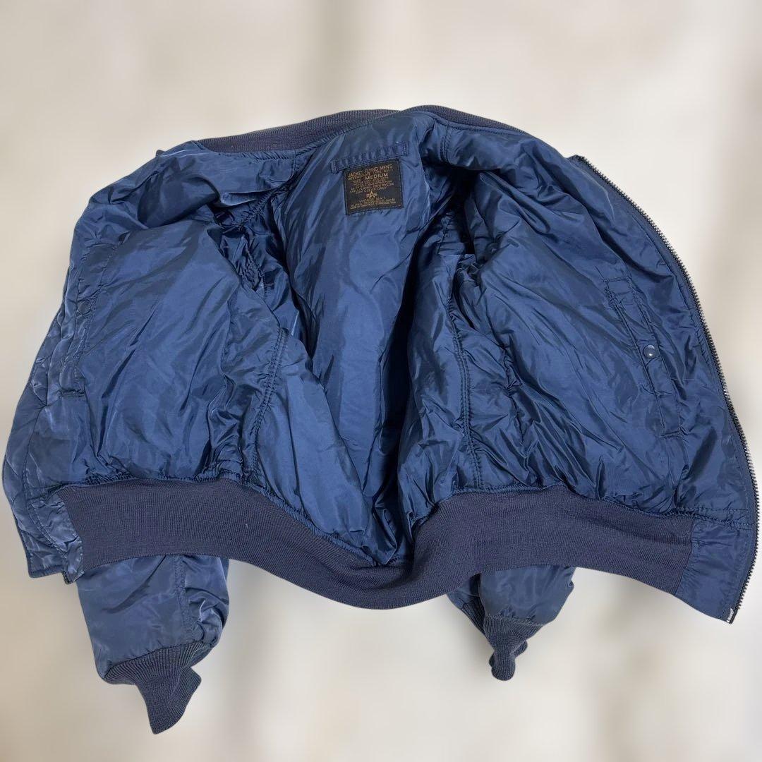 50s 復刻 USA製 ALPHA MA-1 ネイビー Mサイズ