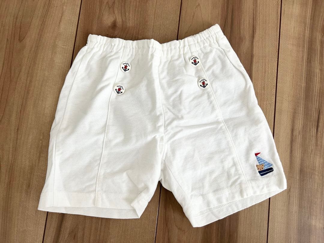 【美品】【ファミリア】【値引き済み】トップス　ボトムス　セット 90