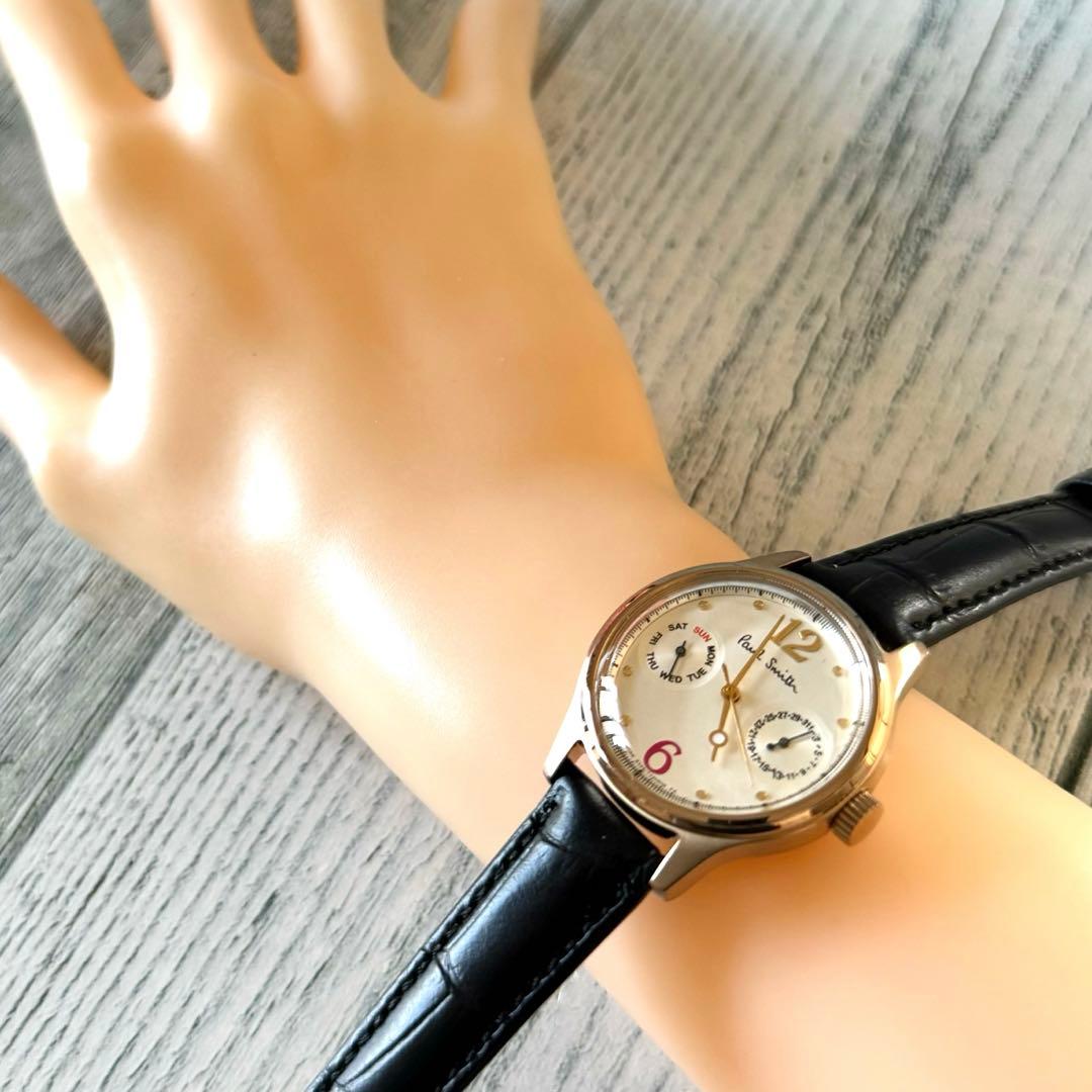 【美品】Paul Smith ポールスミス 腕時計 シティ デイデイト