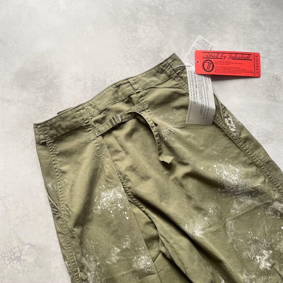 未使用 B品 ATTICK BY JOHNBULL ミリタリーパンツ M カーキ