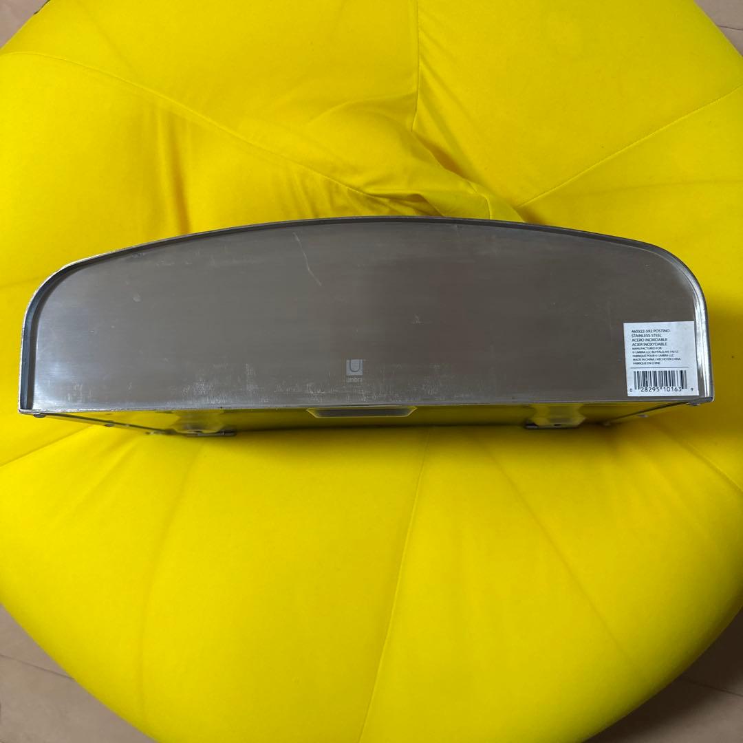 umbra メールボックス　ステンレスポスト