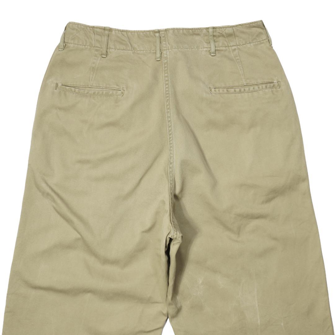 パンツ US ARMY KHAKI CHINO TROUSERS 1951s W32