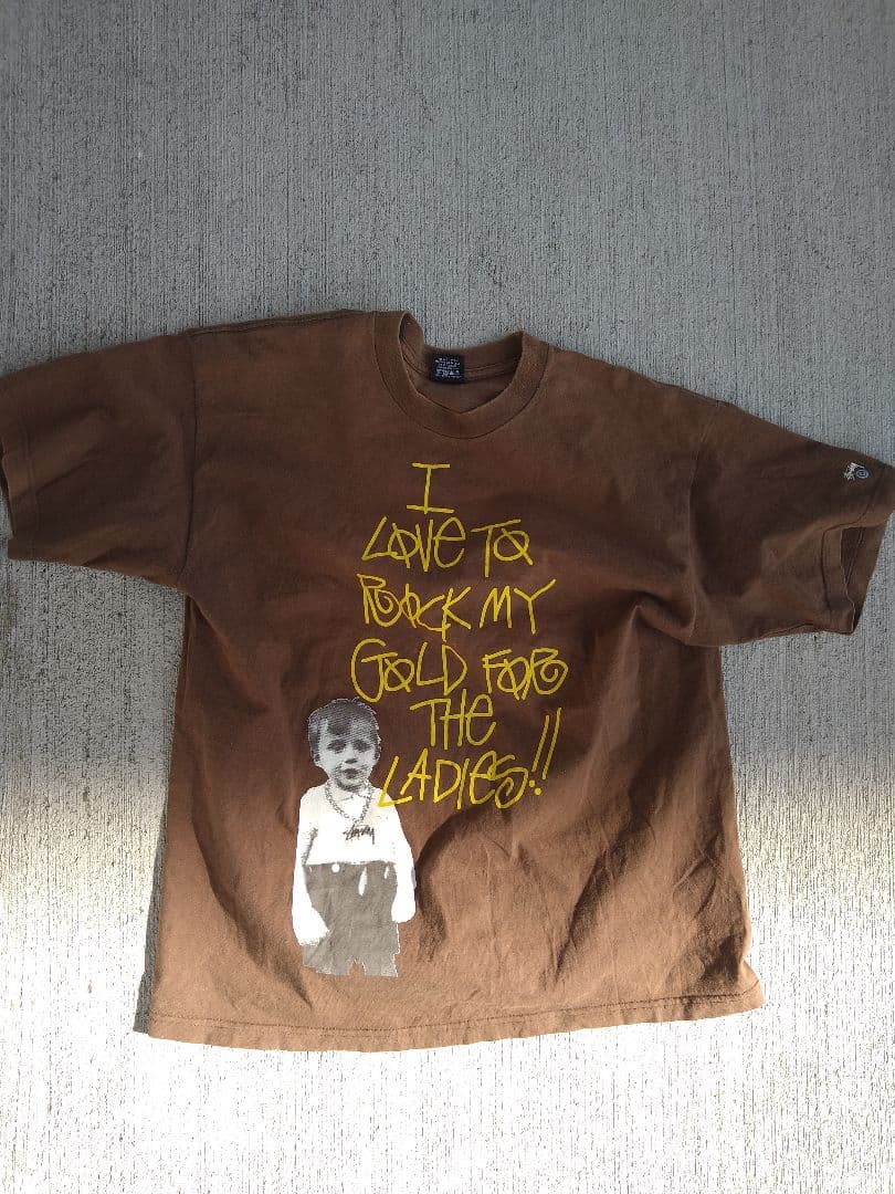 d*s様 Old Stussy XL ブラウン Tシャツ