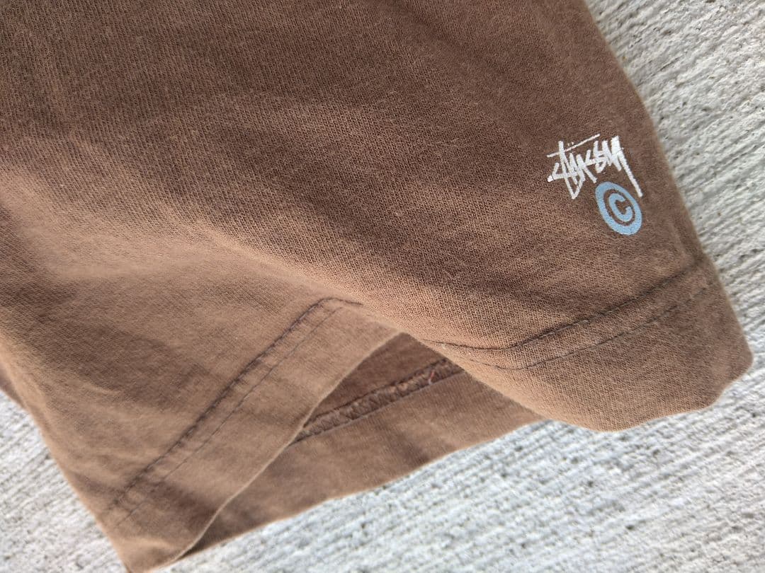 d*s様 Old Stussy XL ブラウン Tシャツ