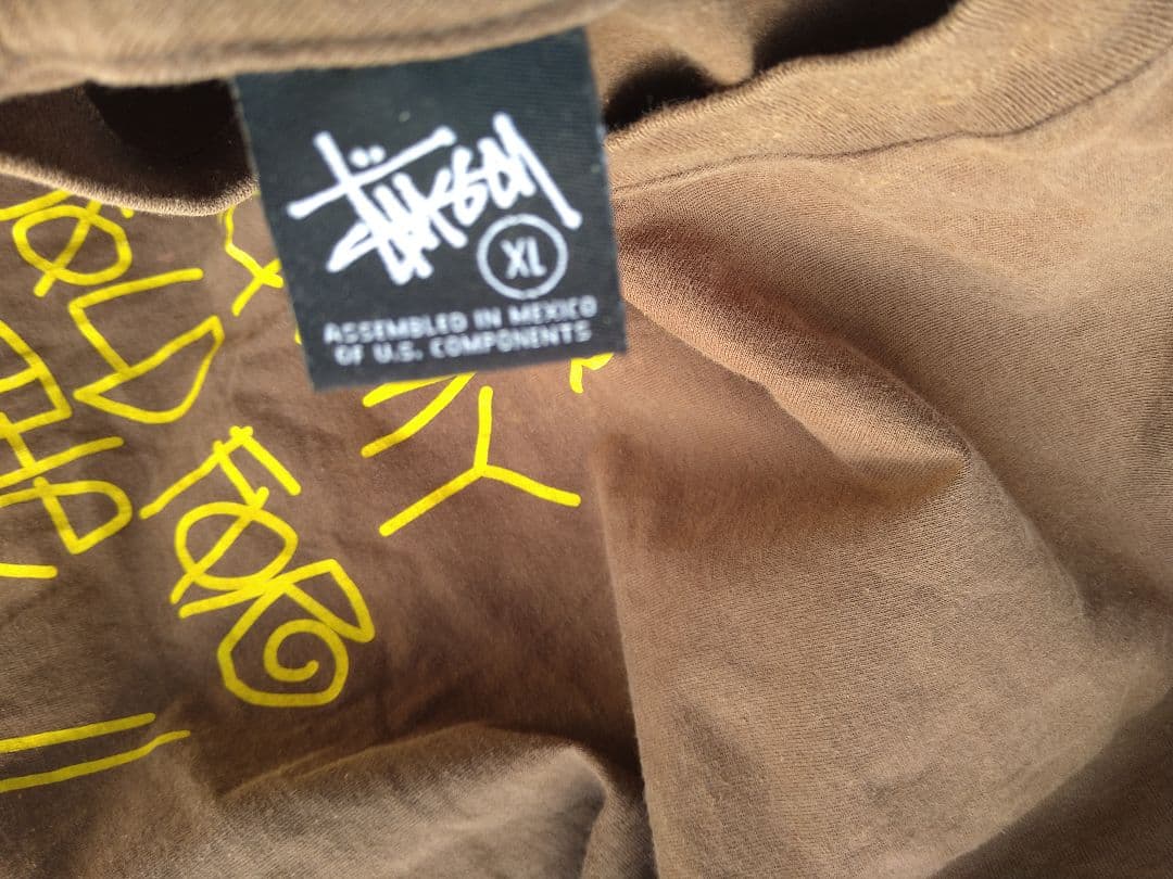 d*s様 Old Stussy XL ブラウン Tシャツ