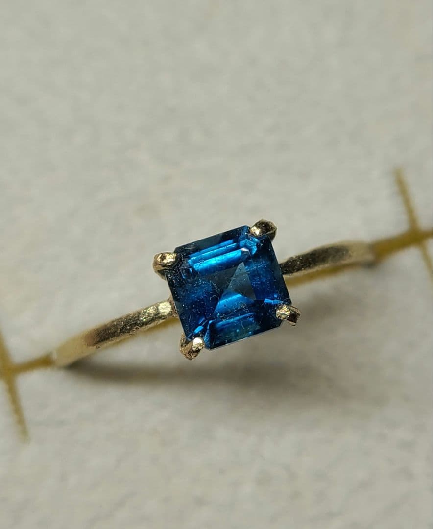 Maho★アフガニスタン産インディゴライトトルマリン★リングオーダー