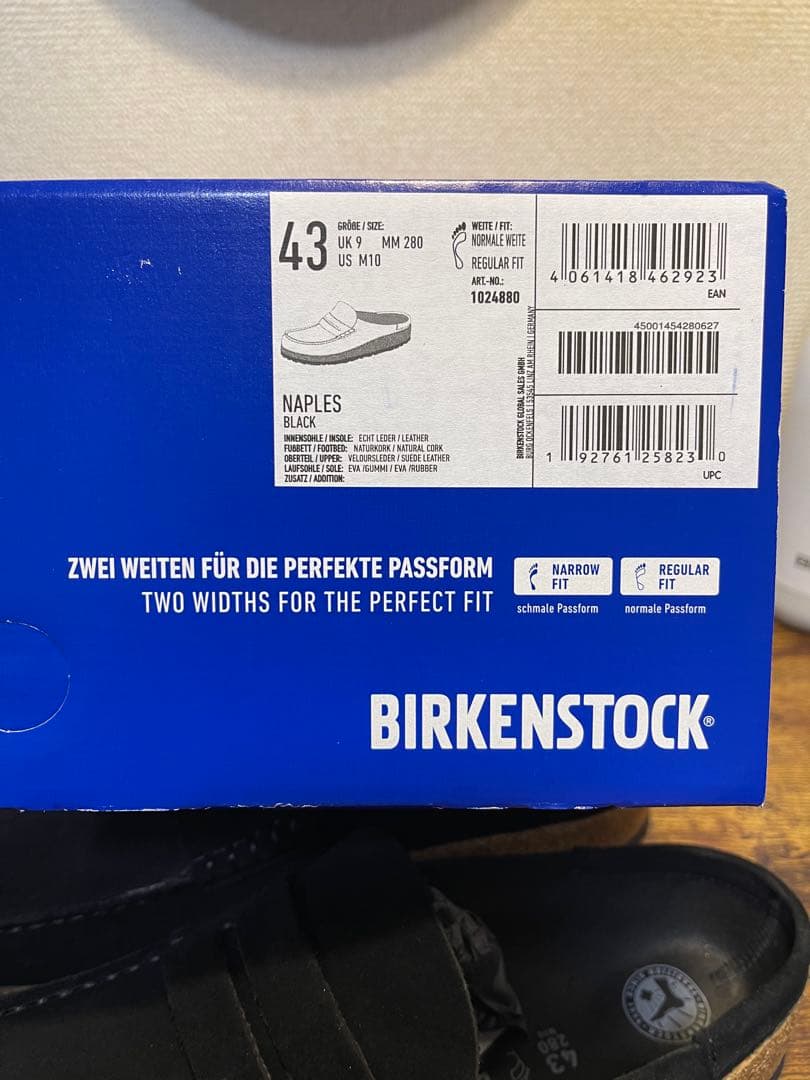 靴 BIRKENSTOCK NAPLES SUEDE LEATHER OILED