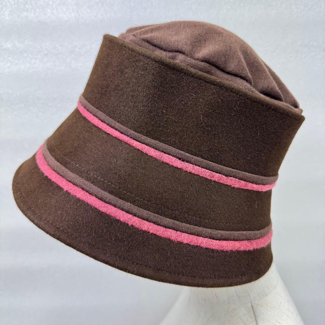 【人気】H.at オートモード平田　ハット　ラビットファー　日本製　美品