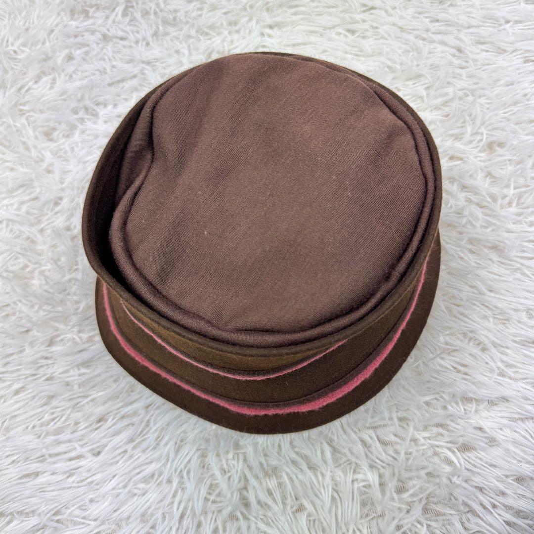 【人気】H.at オートモード平田　ハット　ラビットファー　日本製　美品