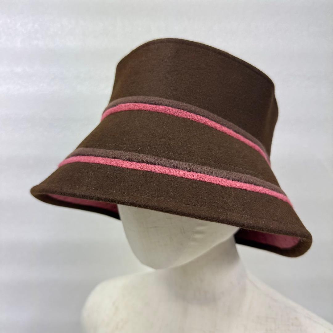 【人気】H.at オートモード平田　ハット　ラビットファー　日本製　美品