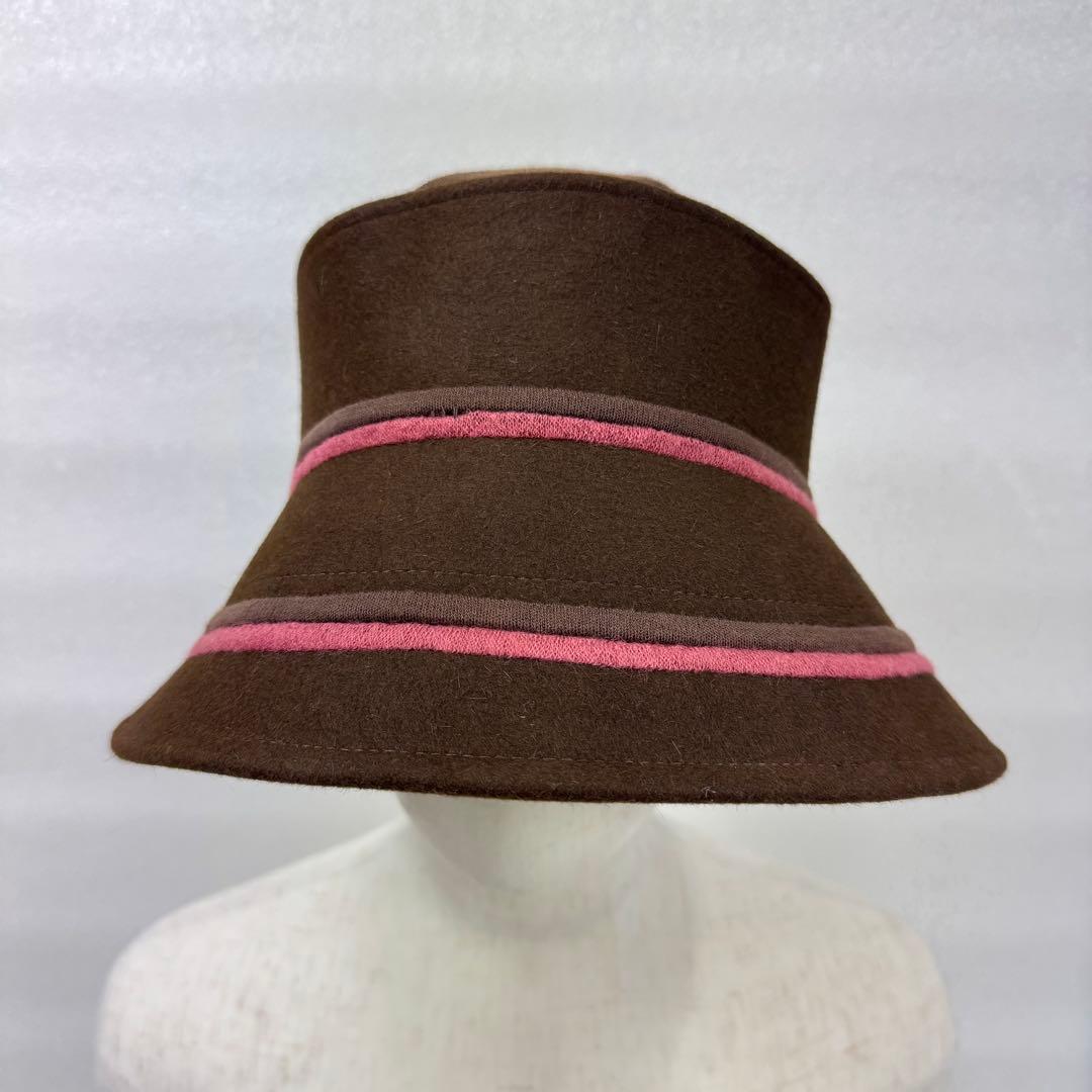 【人気】H.at オートモード平田　ハット　ラビットファー　日本製　美品