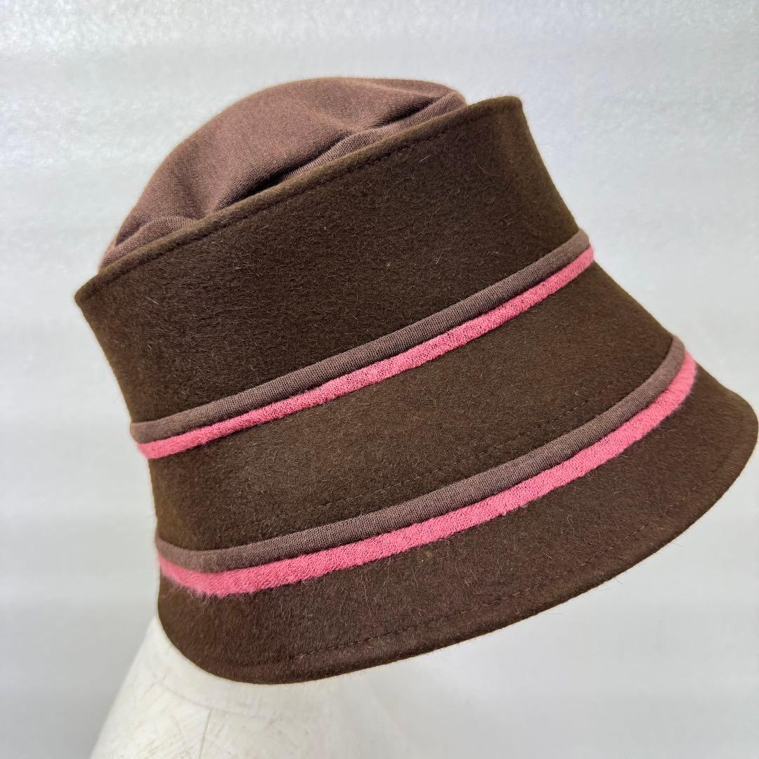 【人気】H.at オートモード平田　ハット　ラビットファー　日本製　美品