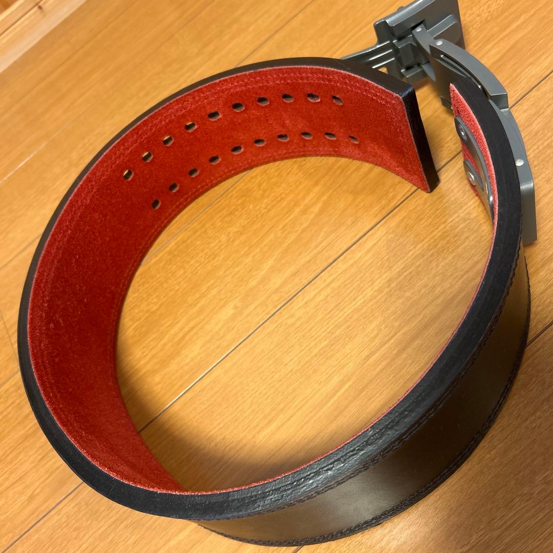 ★超美品！Lサイズ SBD トレーニングパワーベルト 腹圧ベルト 13㎜