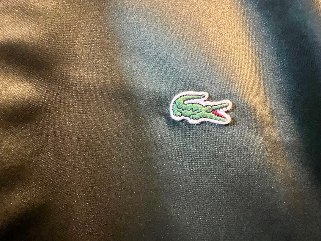 ラコステ　リバーシブルMA-1ジャケット　モスグリーン Lサイズ スタジャン