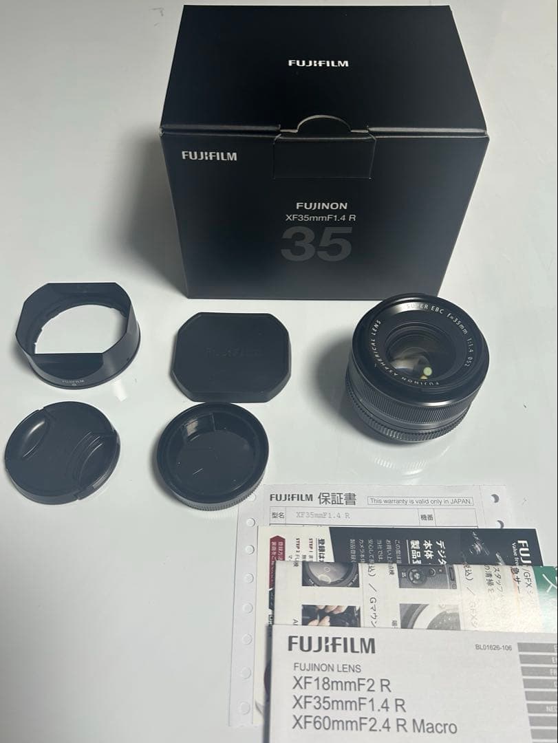 Fujinon XF35mm f/1.4 レンズ　保証・フィルター付き