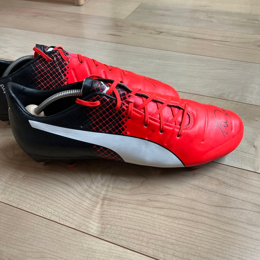 前川黛也選手　サイン入りシューズ　実使用品