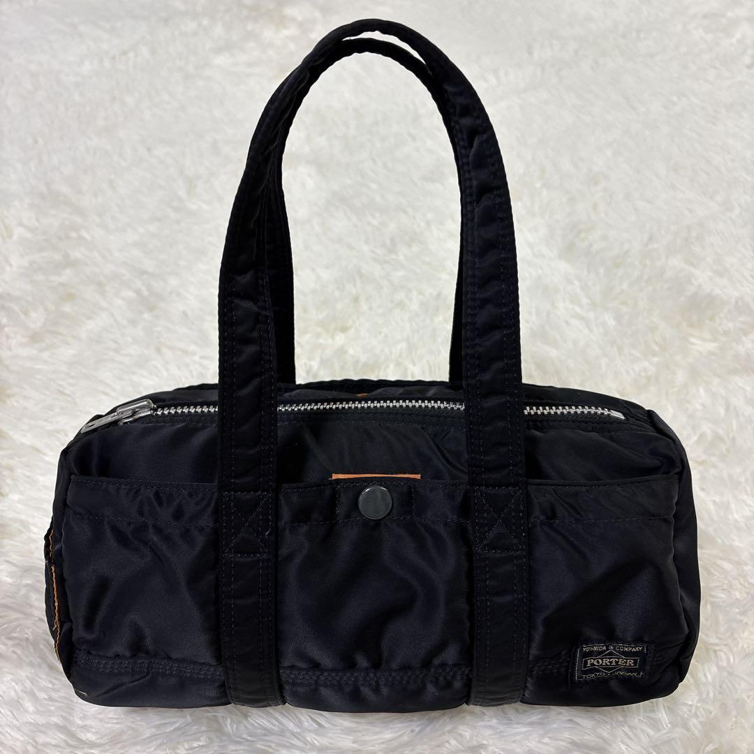 PORTER ポーター タンカー ミニボストンバッグ ドラムバッグ ブラック