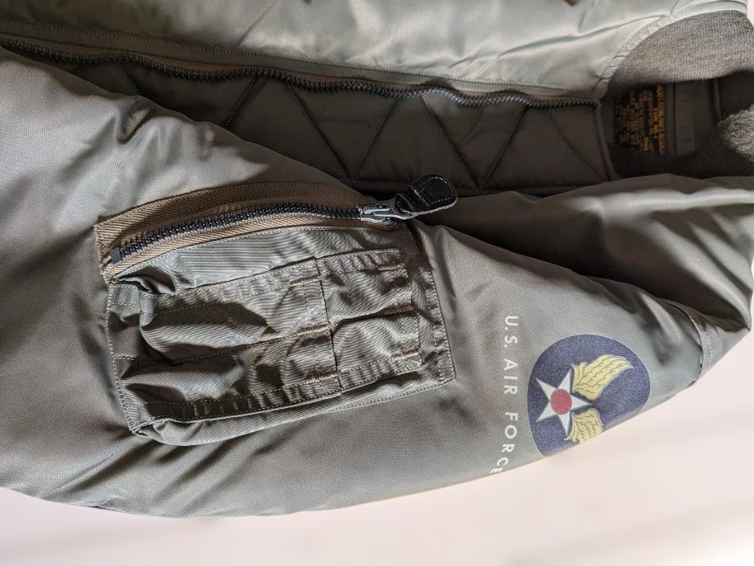 バズリクソンズ　MA-1 フライトジャケット　セージグリーン