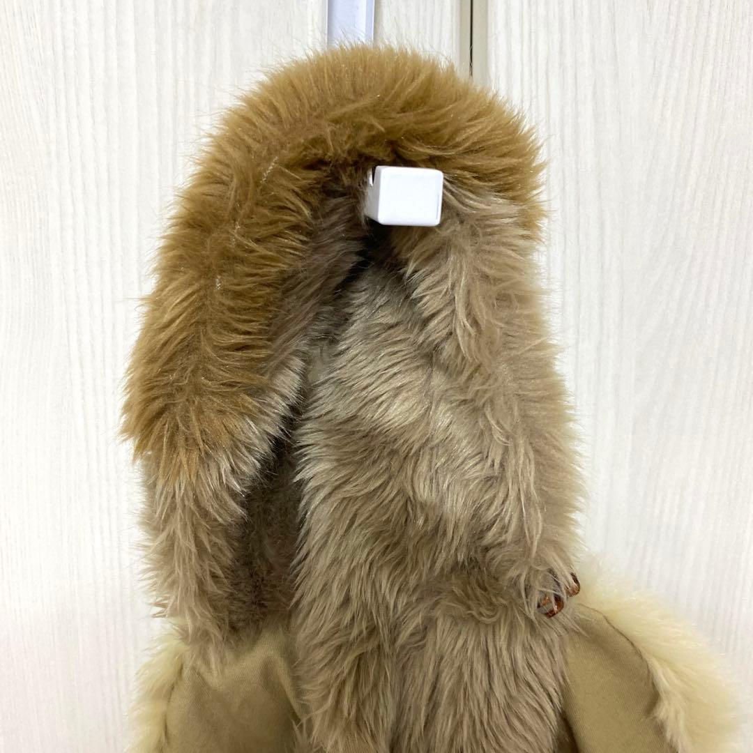 WANDMEE エコファー フラワーマフラー FLOWER FUR STOLE